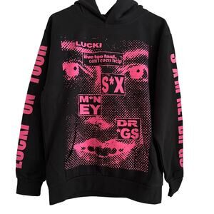 LUCKI “S*x M*ney Dr*gs” Tour Hoodie (Size L) NWOT